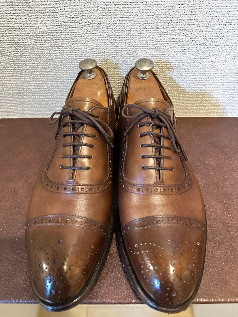 【SHETLAND FOX】コベントリー（セミブローグ/ブラウン）オーダー品