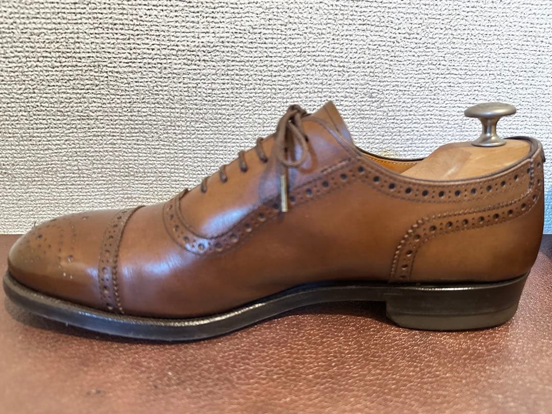 【SHETLAND FOX】コベントリー（セミブローグ/ブラウン）オーダー品