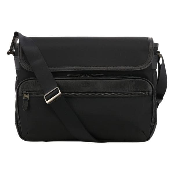 タケオキクチ 日本製 定価2,8万 ショルダーバッグ 多機能デザイン ブラック