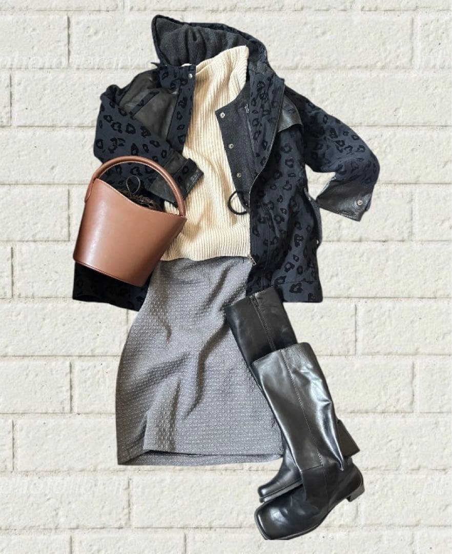 ⭐️⭐️希少◆未使用◆ 定価70000円◆PYRUSレザー付き2wayコート