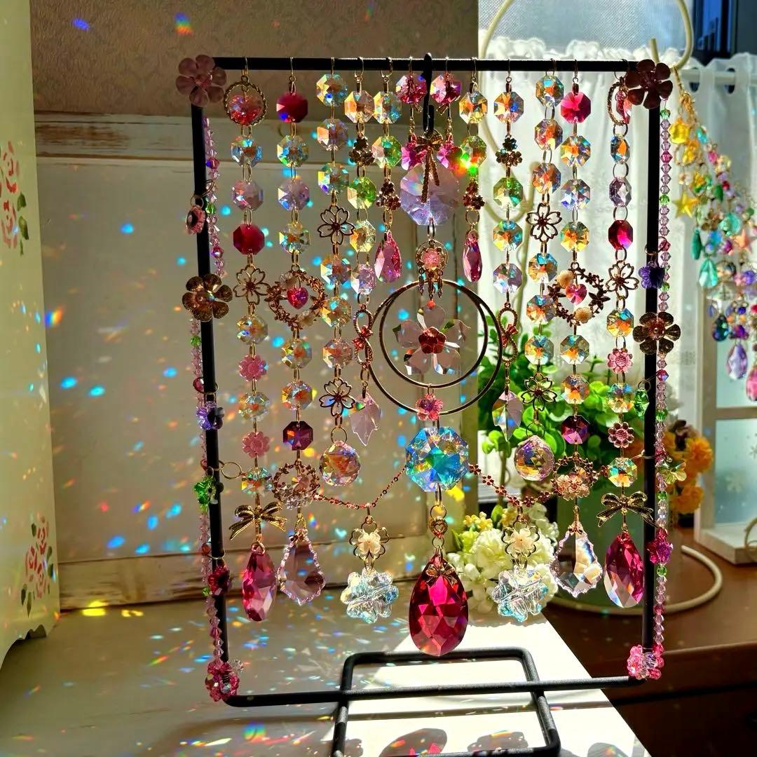 桜SAKURA桜SWAROVSKIオーナメント✩.*˚ 置き型サンキャッチャー