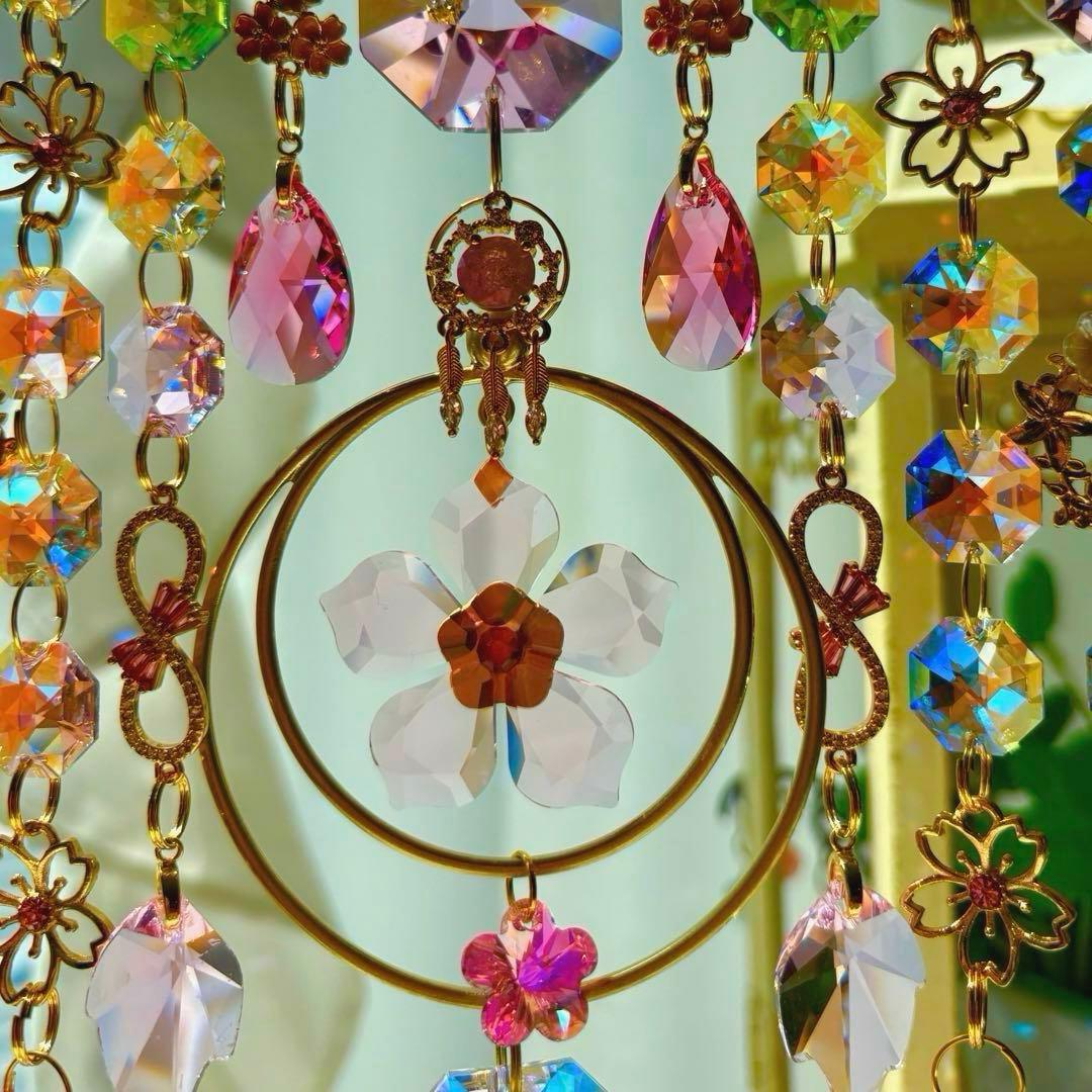 桜SAKURA桜SWAROVSKIオーナメント✩.*˚ 置き型サンキャッチャー