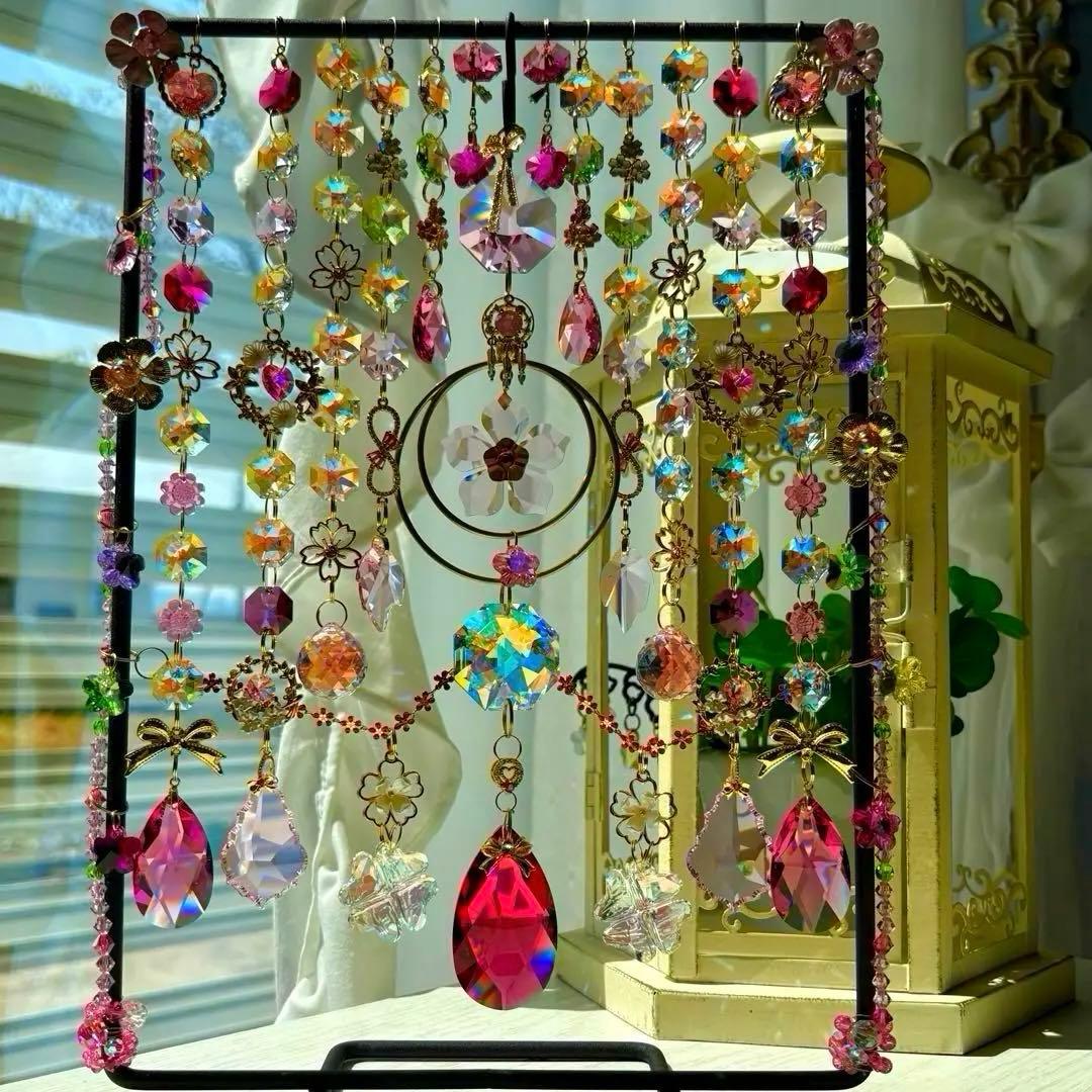 桜SAKURA桜SWAROVSKIオーナメント✩.*˚ 置き型サンキャッチャー