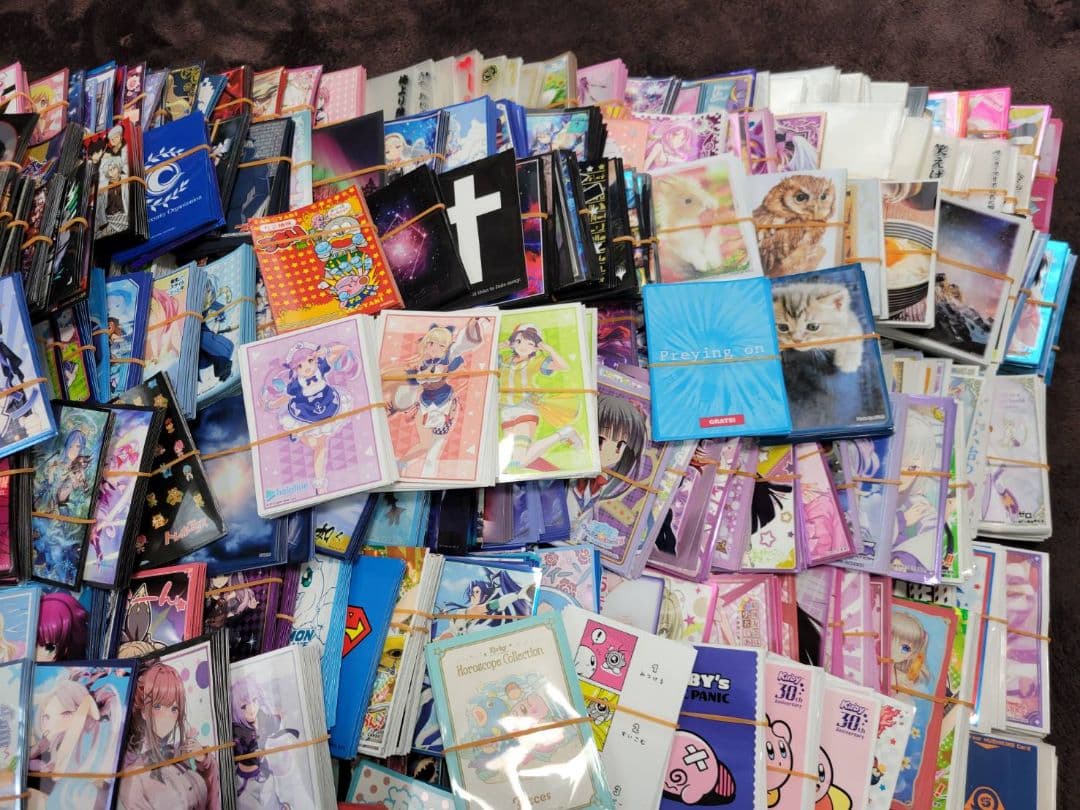 キャラスリーブ まとめ 大量 超大量 無地なし スリーブ カードプロテクター　②