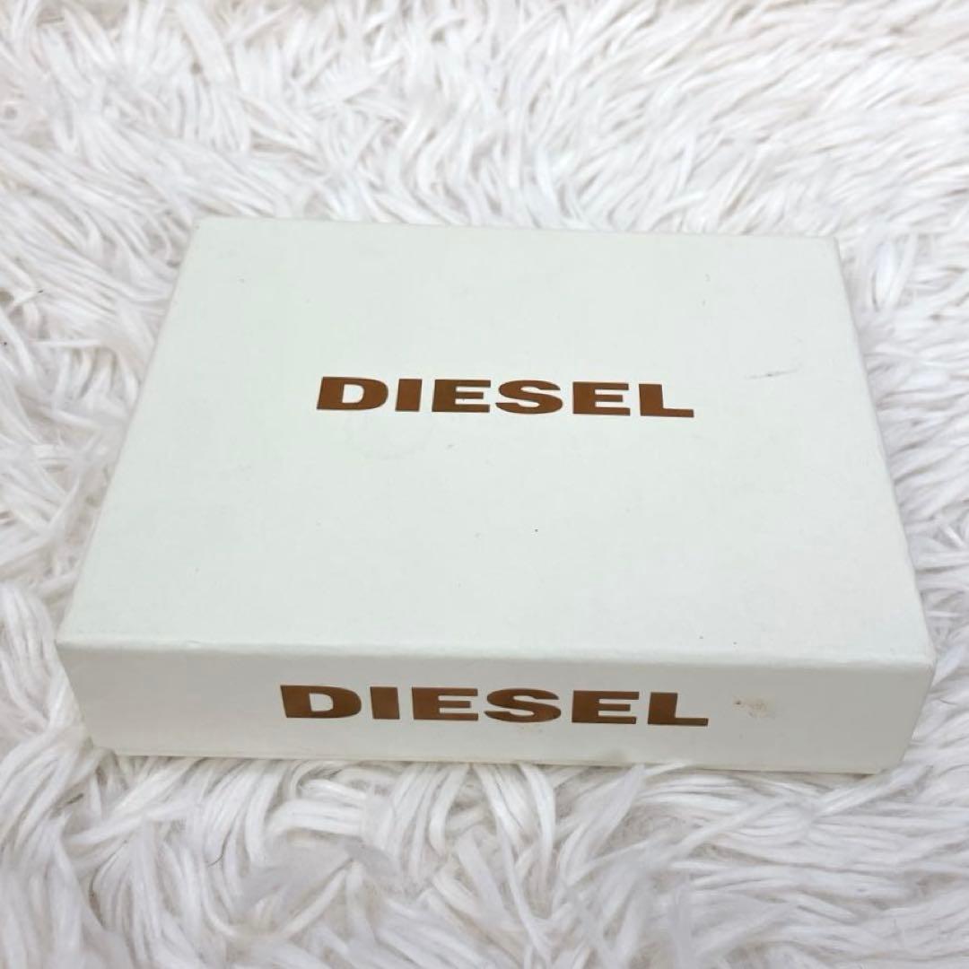 ノンちゃん タグ ディーゼル 名刺入れ カードケース ブラック 牛革