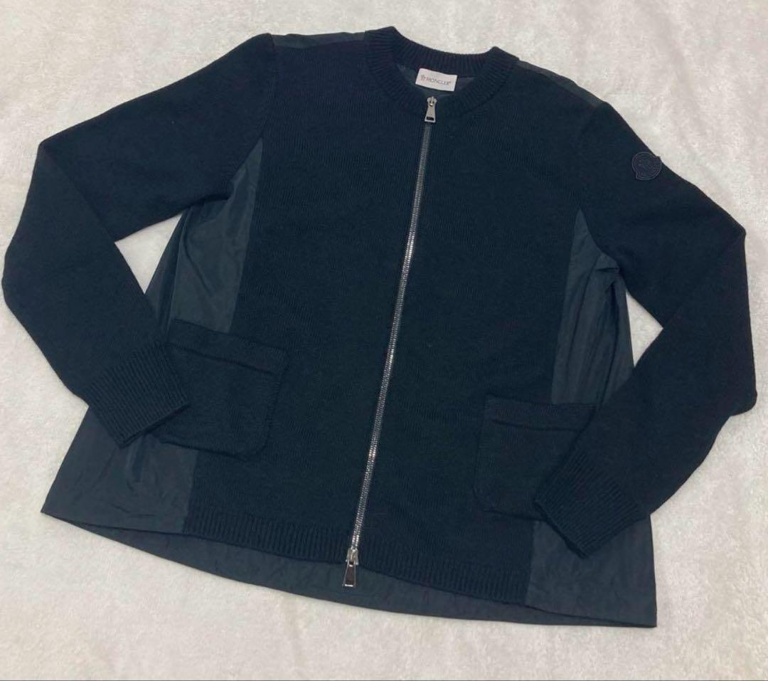 美品モンクレ切り替えナイロンジャケット