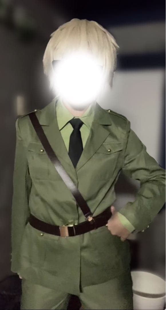 ヘタリア イギリス アーサーカークランド コスプレ カット済みウィッグ付