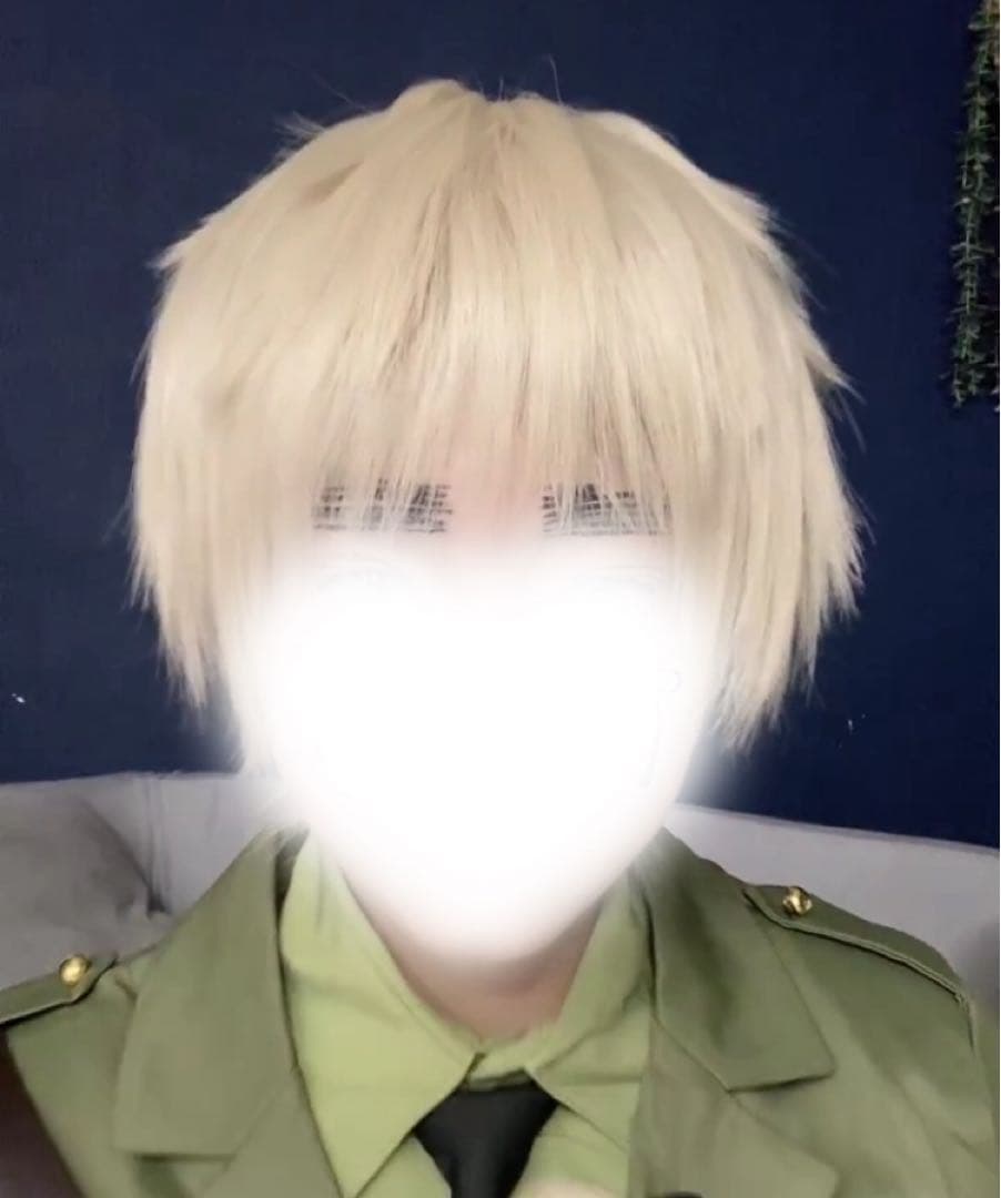 ヘタリア イギリス アーサーカークランド コスプレ カット済みウィッグ付