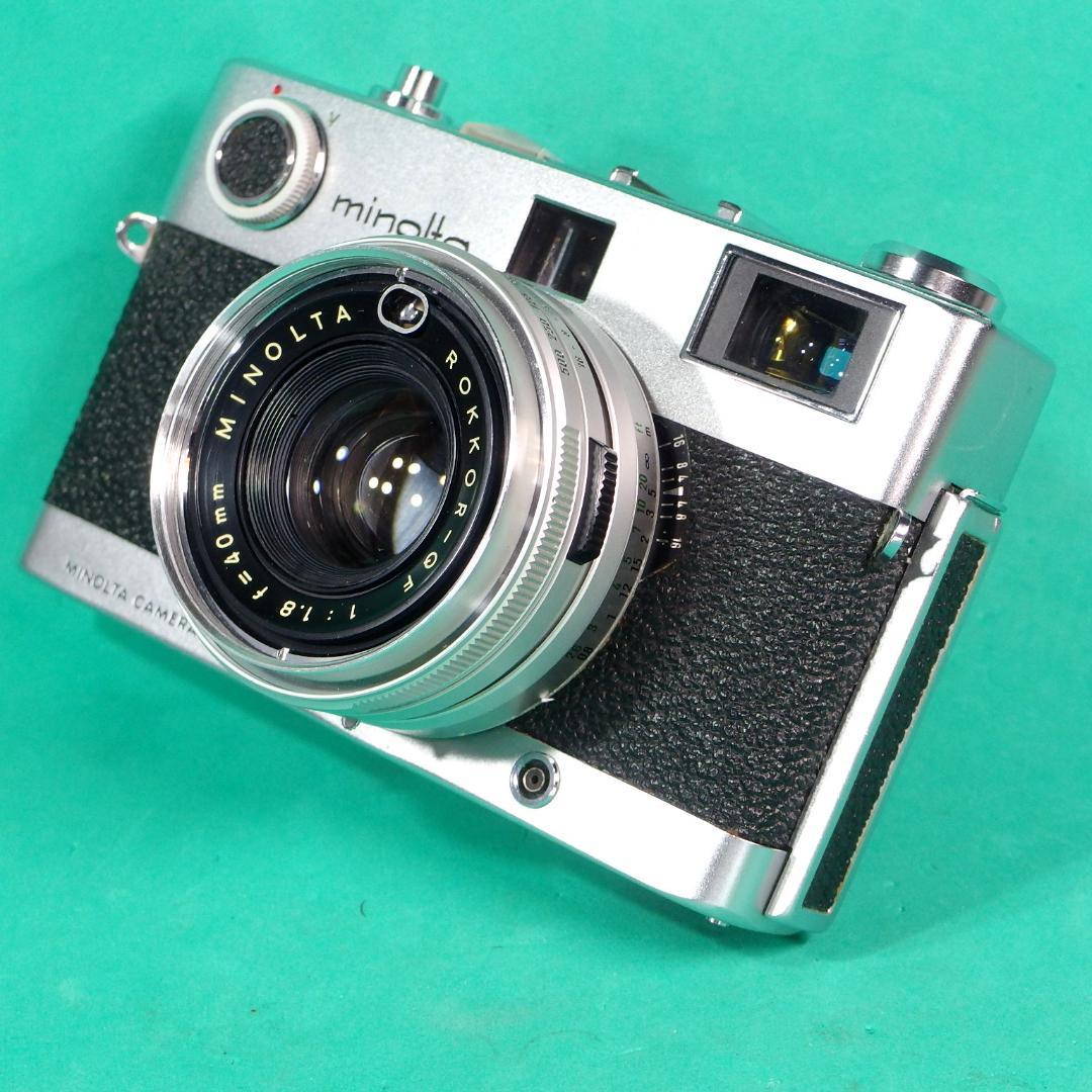 【美品】ミノルタＡＬ-Ｅロッコール４０／１.８シャッタ優先・マニュアル機　試写済