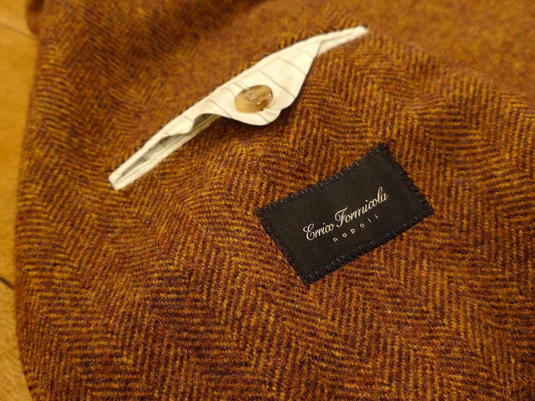 【期限セール】ERRICO FORMICOLA ツイードジャケット 42(44
