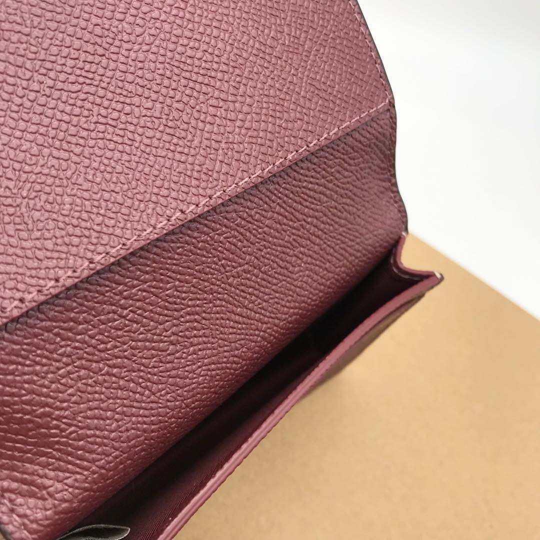 【COACH☆新品】☆ビジネス カード ケース☆名刺入れ☆レザー☆トープ☆