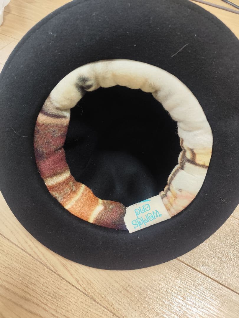 WORLD'S END 黒 フェルトハット