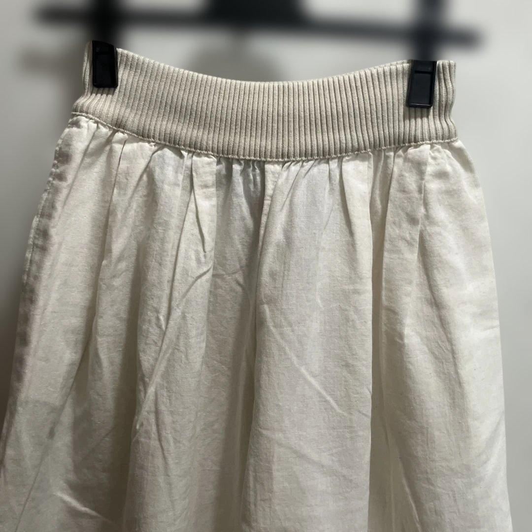 未使用品　M.&KYOKO 白色　ガウチョパンツ