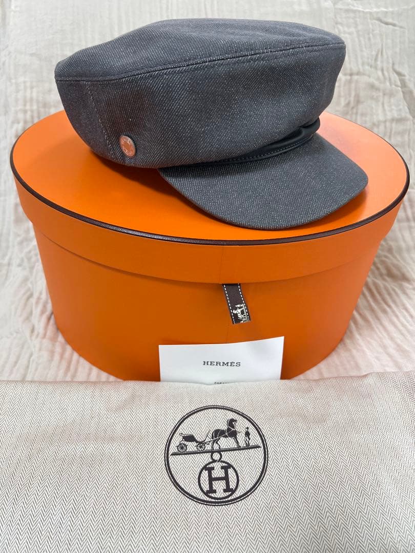 エルメス　ダニ　キャスケット　57 ハット　帽子