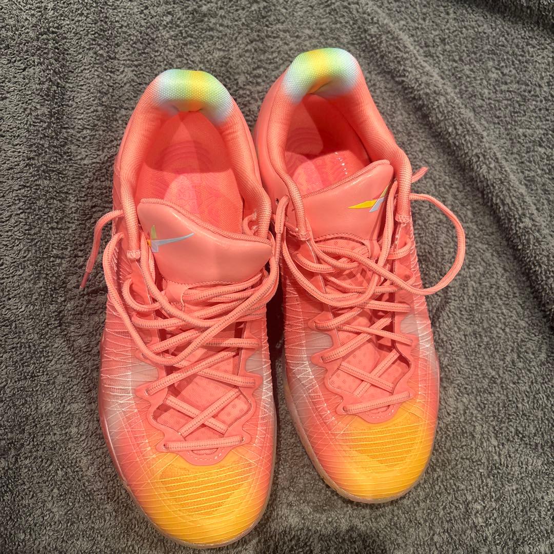 バスケットボールシューズ ピンク/オレンジ