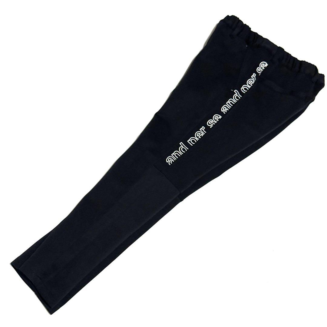 コタロウさん専用状態良好 アンパスィ ロゴ入りストレッチパンツ ブラック