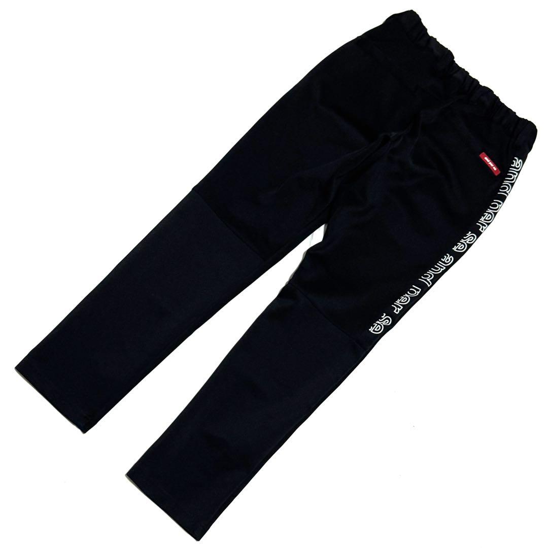 コタロウさん専用状態良好 アンパスィ ロゴ入りストレッチパンツ ブラック