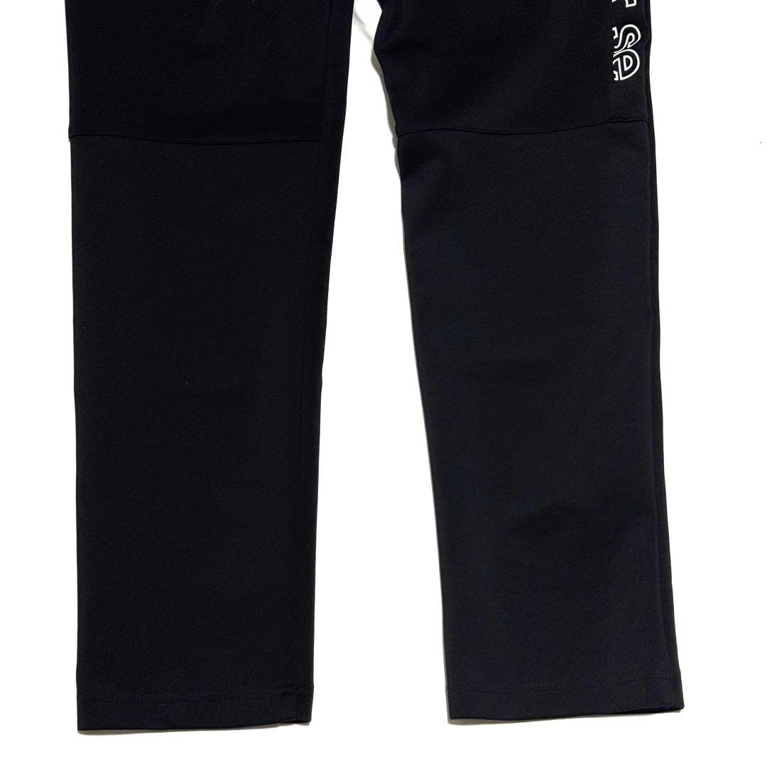 コタロウさん専用状態良好 アンパスィ ロゴ入りストレッチパンツ ブラック