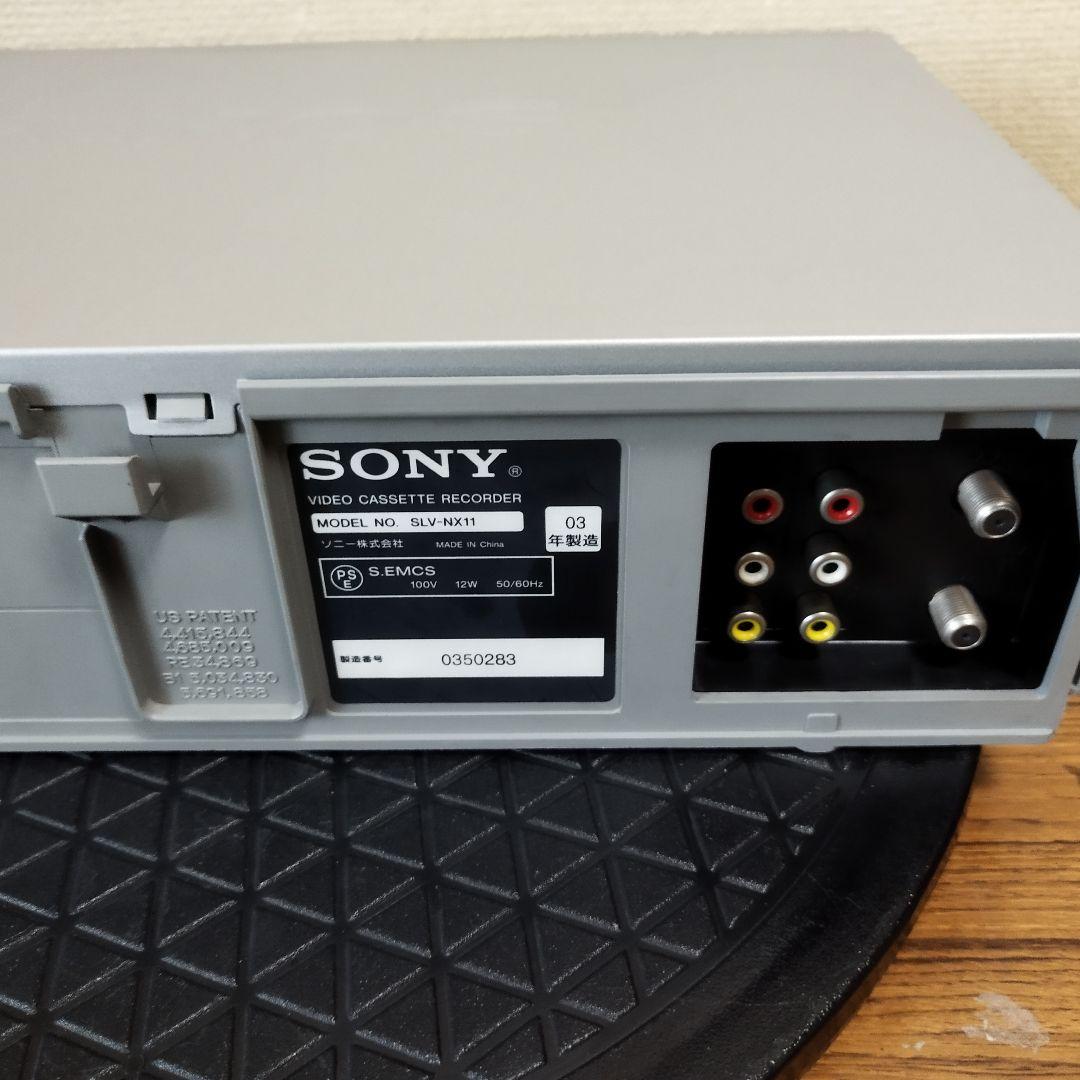 ★ソニーVHSビデオデッキ SLV-NX11★動作確認済み！テープ２本付き