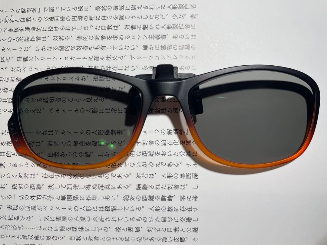 TALEX クリップオンサングラス 収納ケース付き