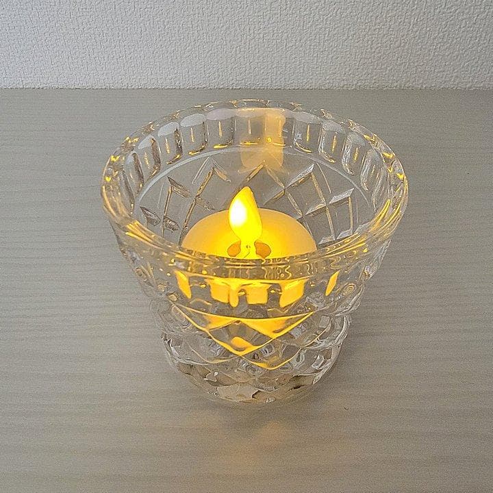 キャンドル型 LEDライト イルミネティーライト６個入り【充電式】 リモコン付