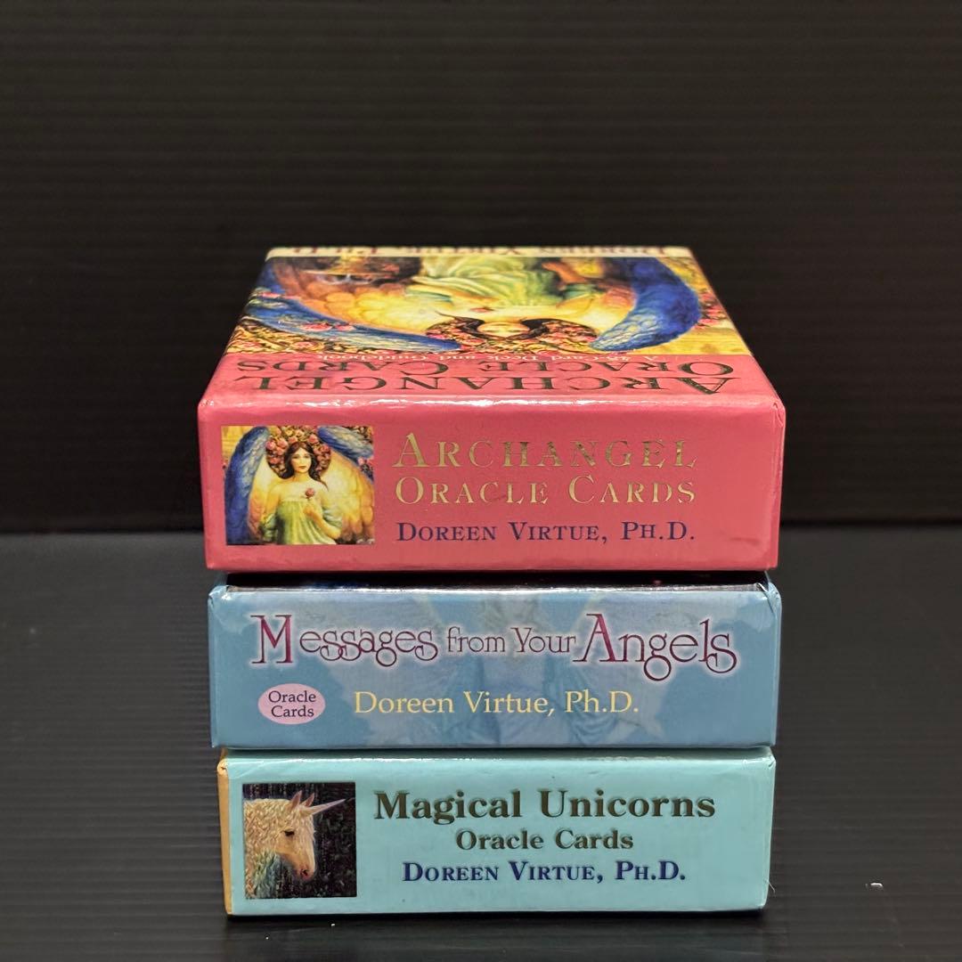 ユニコーンオラクルカード　日本語版解説書付き　３つセット