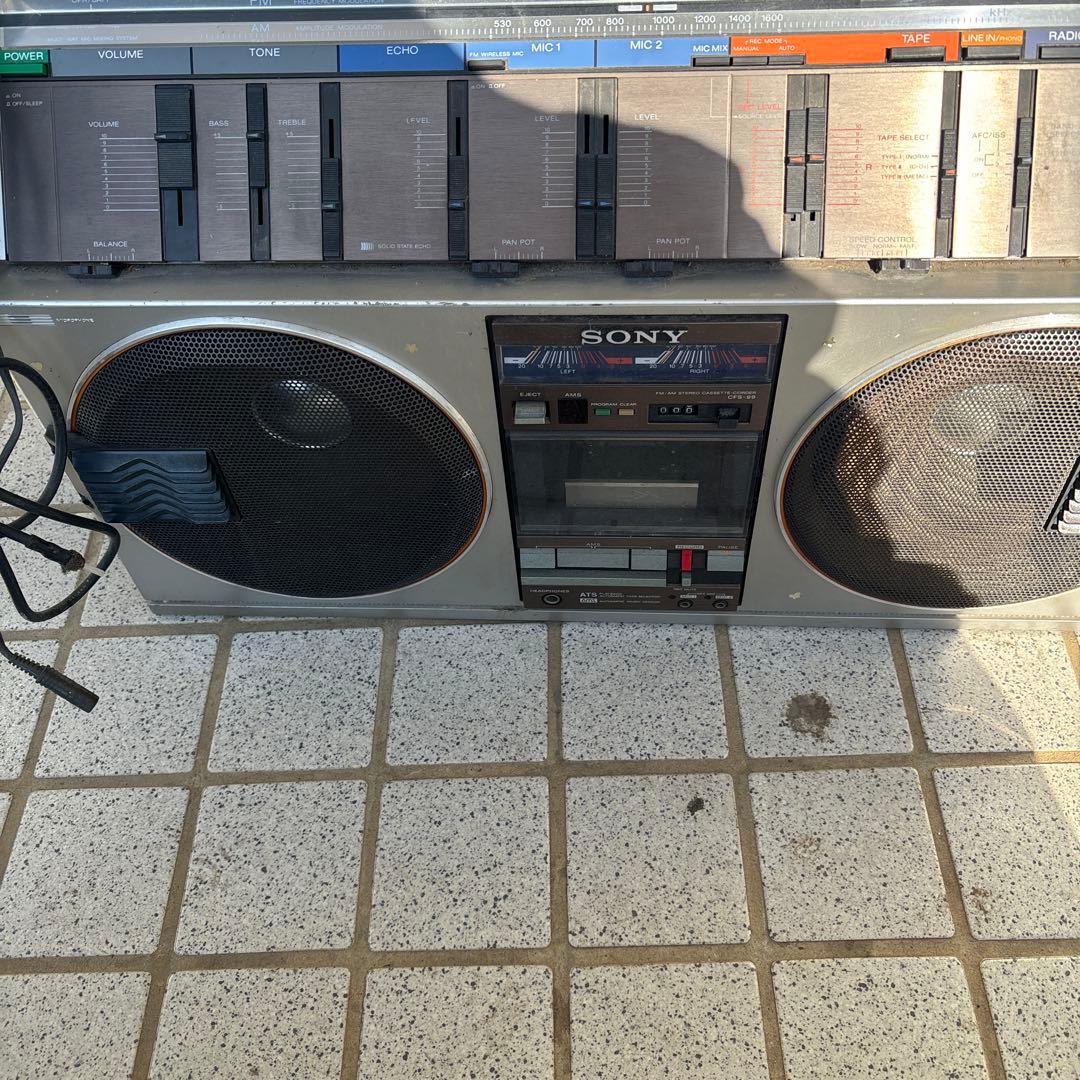 SONY ラジカセ レトロデザイン