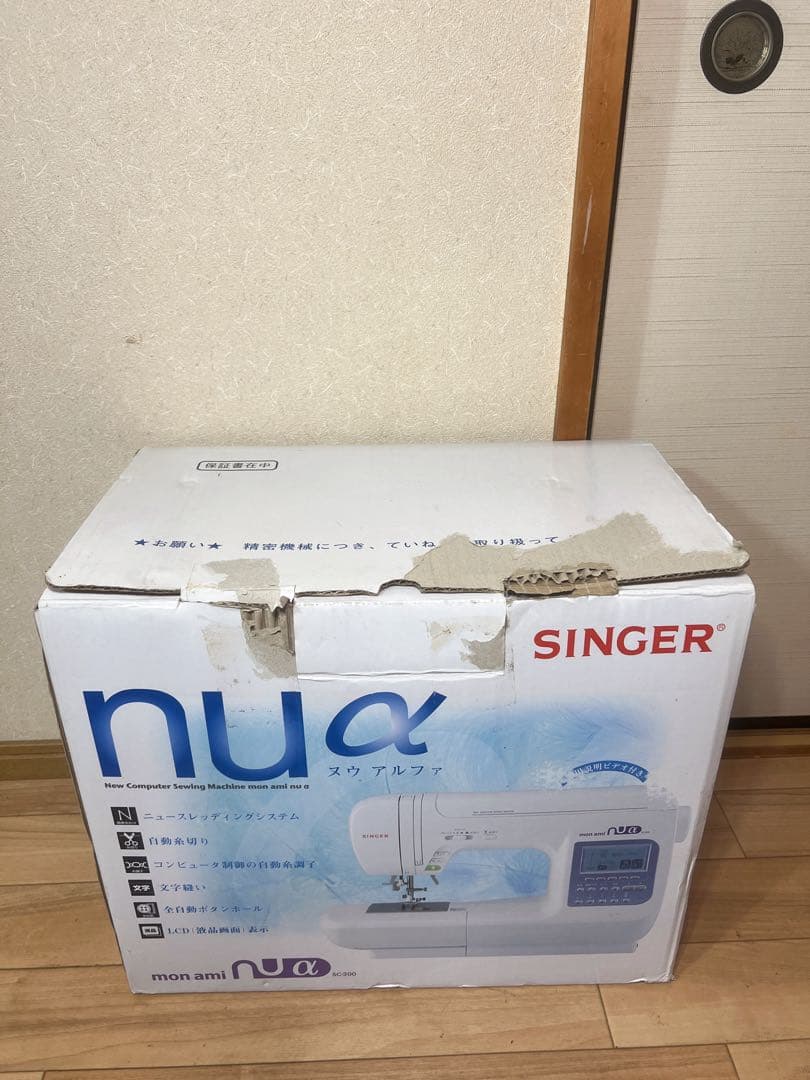 SINGER シンガー コンピュータミシン nu α ヌウ アルファSC-300