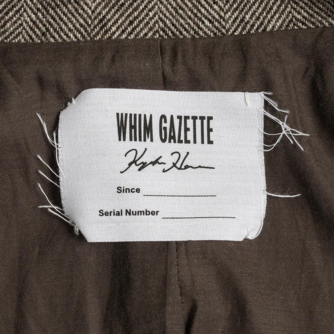 Whim Gazette 長谷川京子さんコラボ ヘリンボーンテーラードジャケット