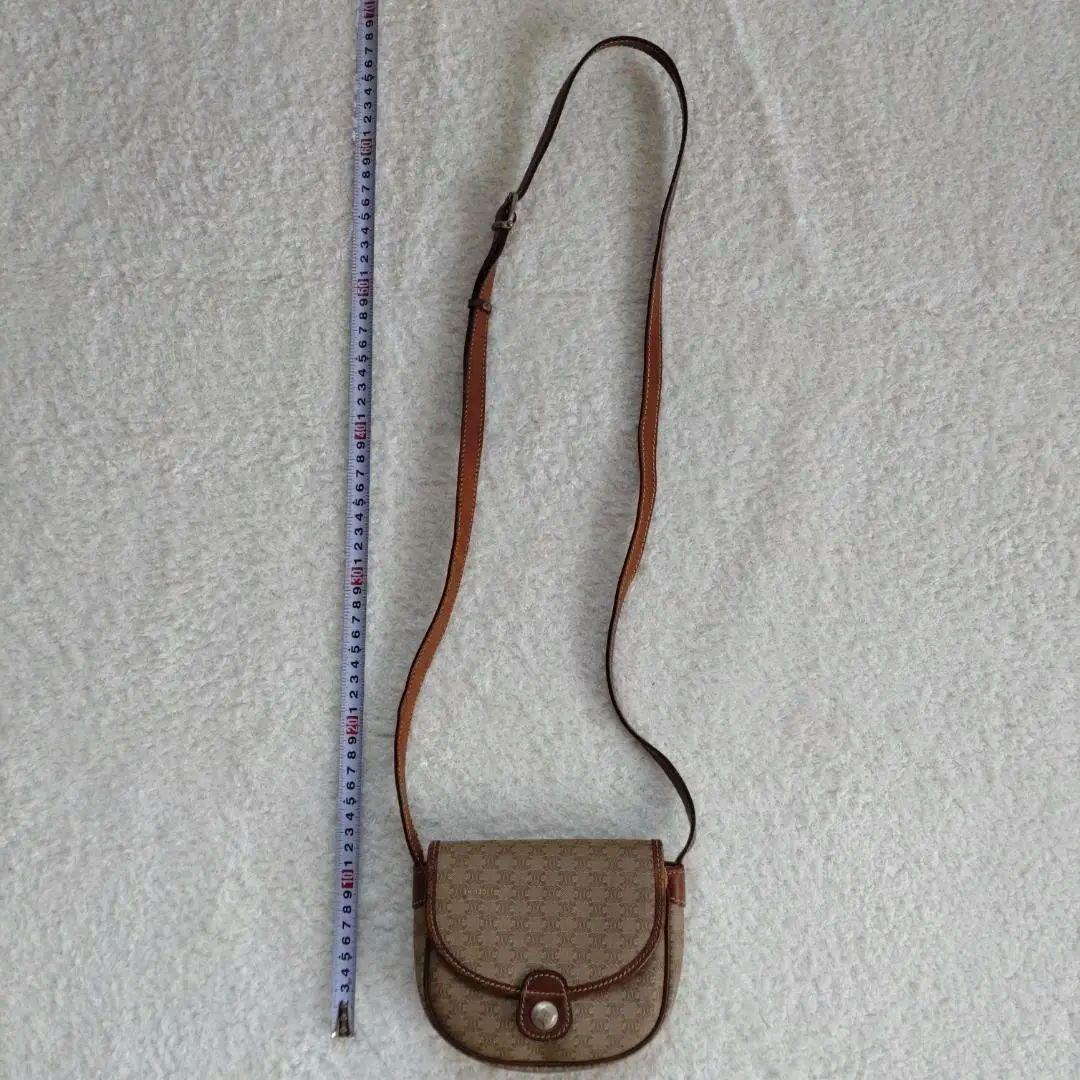 CELINE セリーヌ ヴィンテージ マカダム柄 ショルダーバッグ PVC ミニ