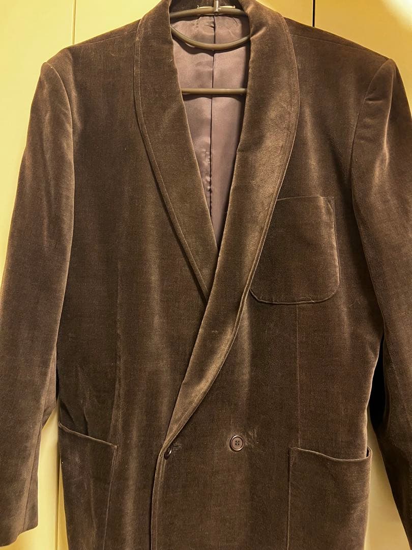 ISSEY MIYAKE 初期タグ ベルベットダブルジャケット　80s