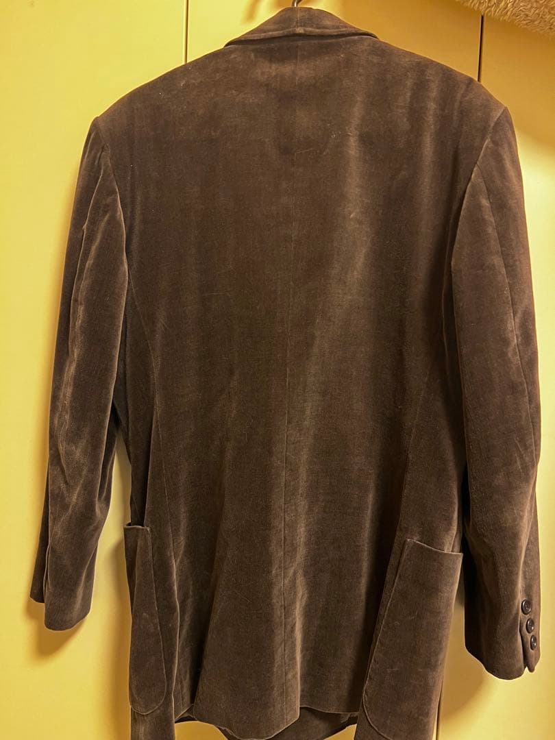 ISSEY MIYAKE 初期タグ ベルベットダブルジャケット　80s