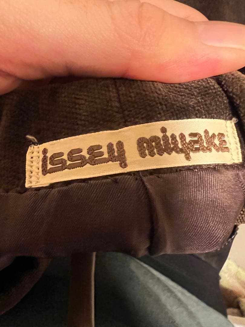 ISSEY MIYAKE 初期タグ ベルベットダブルジャケット　80s