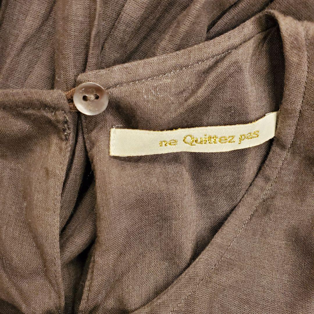 美品✨ヌキテパ アイテム コットンボイルティアードワンピース ドレス