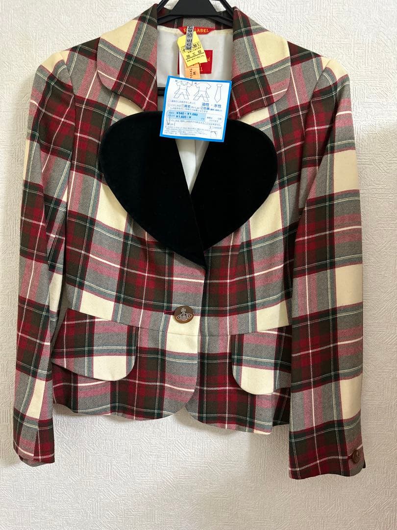 Vivienne Westwood ラブジャケ 赤 チェック