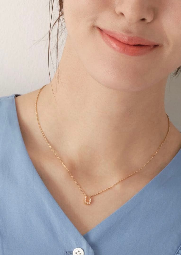 Lierrey ゴールド ホースシュー ネックレス