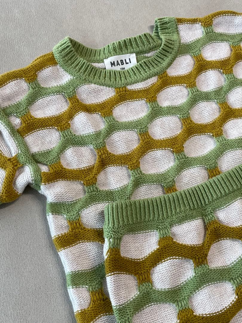 MABLI サマーニット　セットアップ　18m