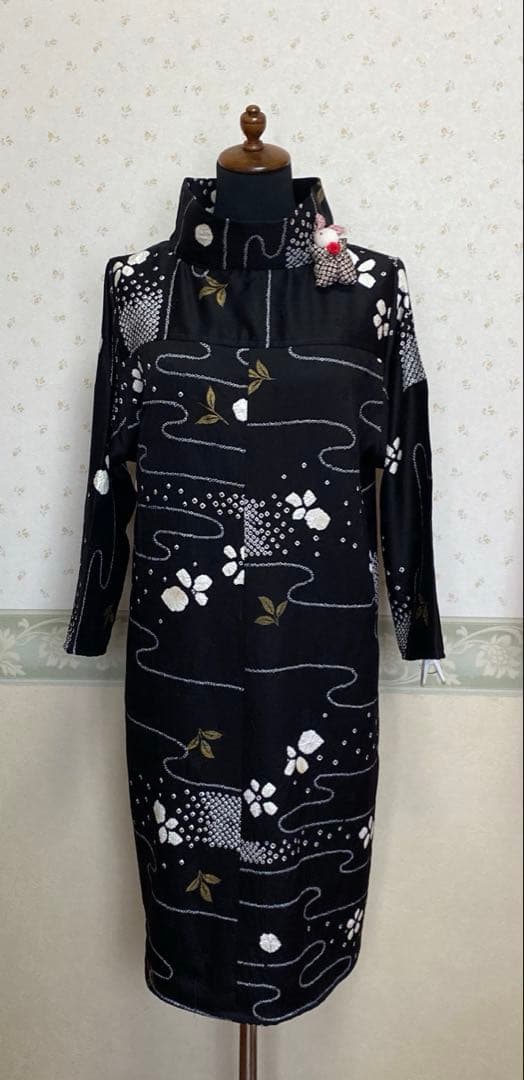 着物リメイクチュニック