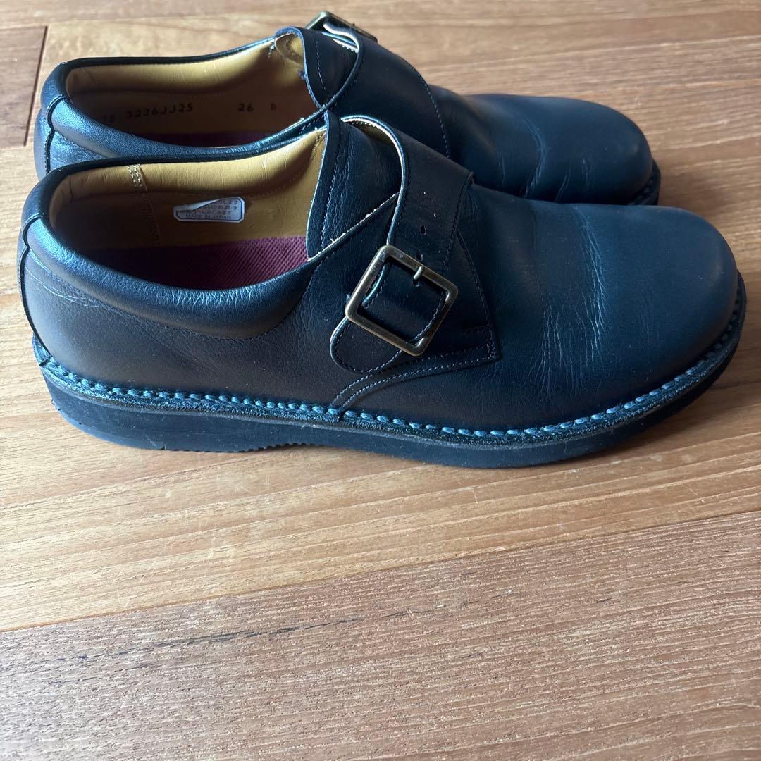 リーガルウォーカー　モンクストラップ　26.0cm ブラック