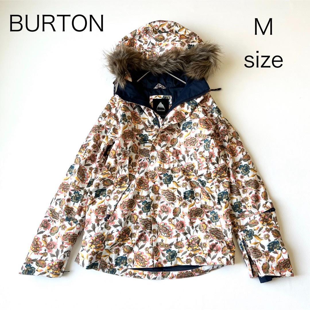 4920専用商品【美品】バートン　ジャケット 花柄 ファー付き 中綿入り　ピンク