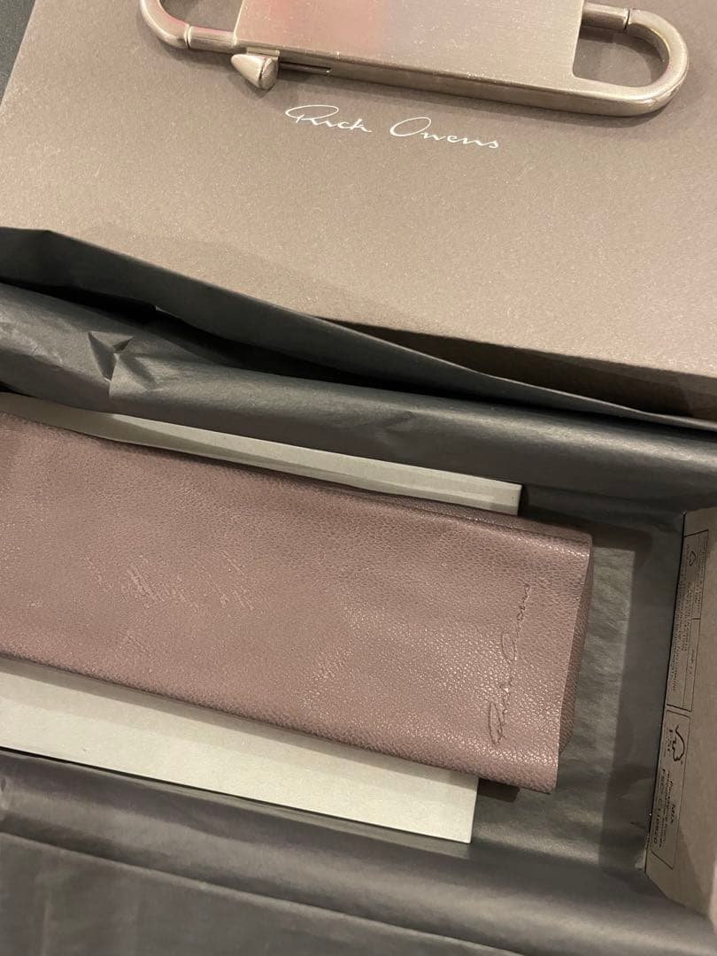 Rick Owens シルバー カラビナキーリング