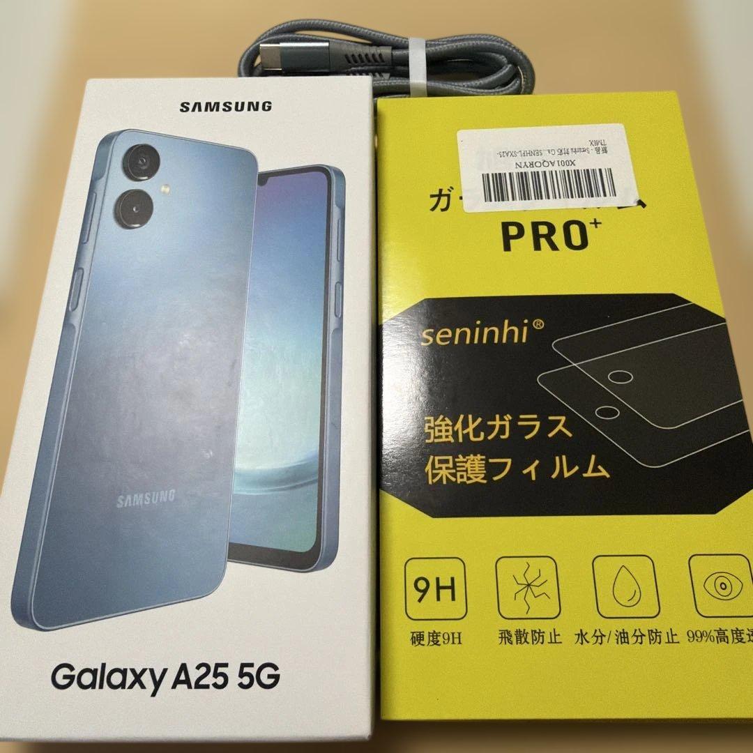 未使用 Samsung Galaxy A25 5G レンズフィルム等付