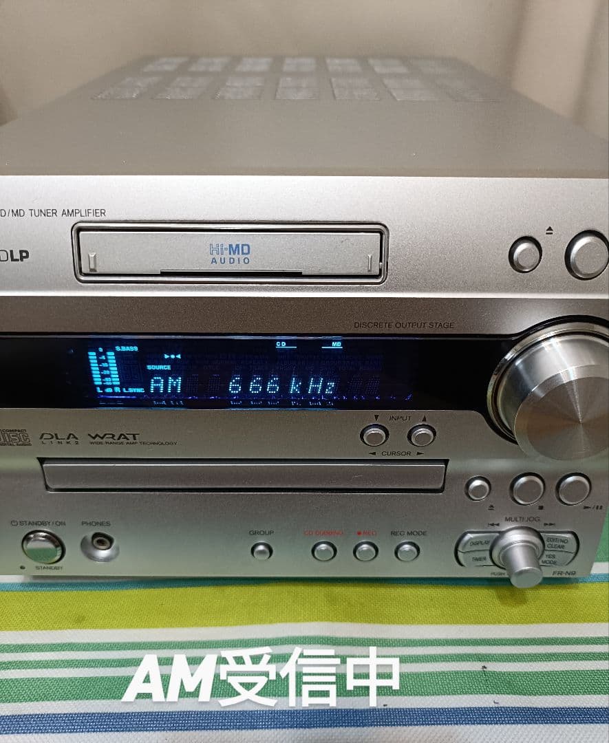 ONKYO FR-N9 CD,Hi-MD,FM/AM　整備済み　リモコン付