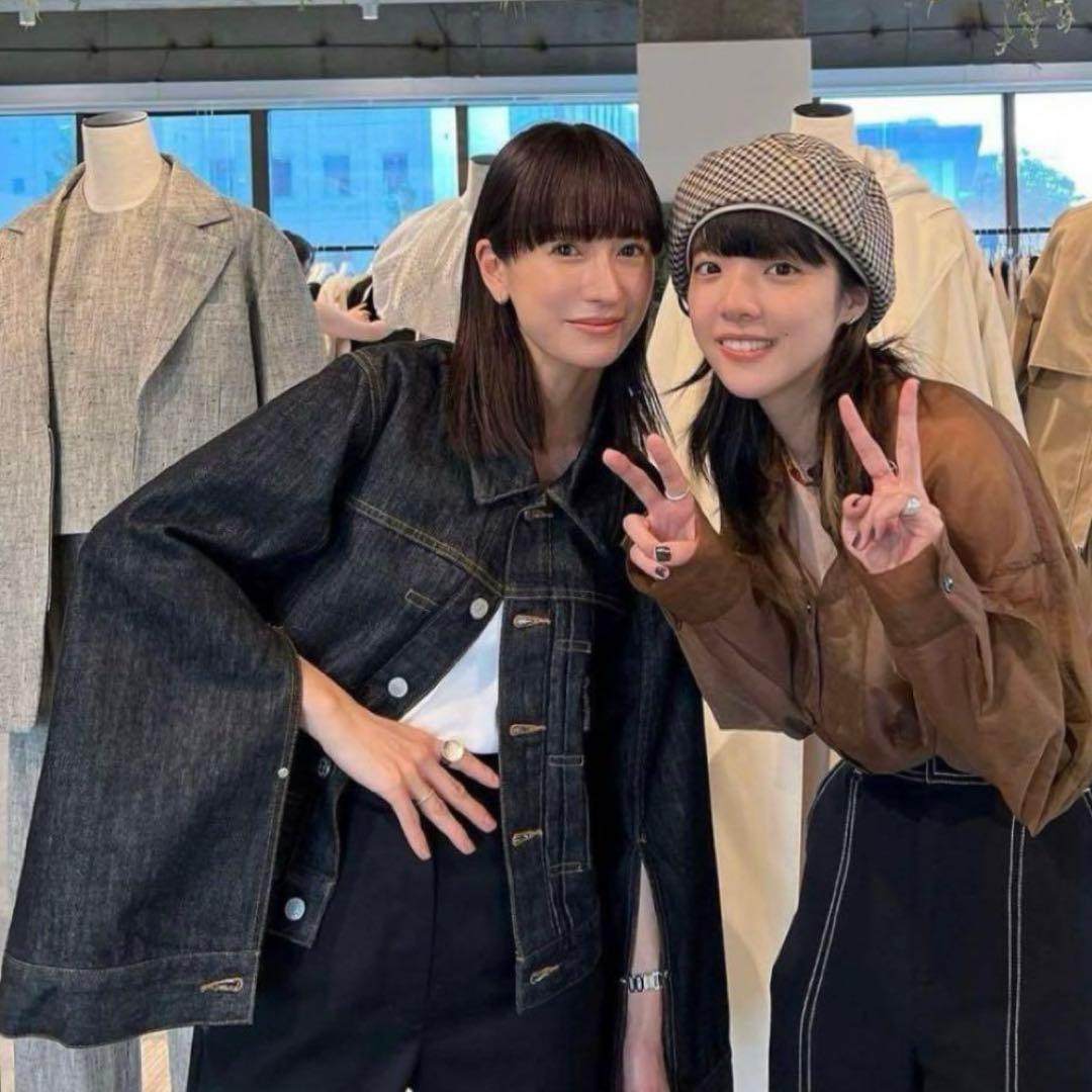 ジャケット・アウター CLANE BELL SLEEVE COMPACT JEAN JACKET