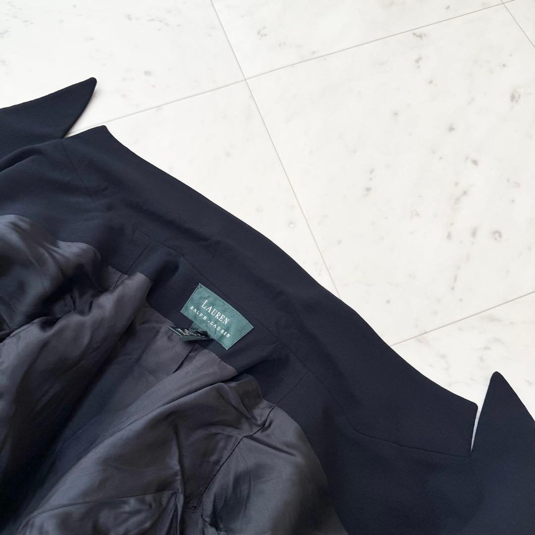 【美品】LAUREN RALPH LAUREN ラルフローレン 紺ブレ 金ボタン