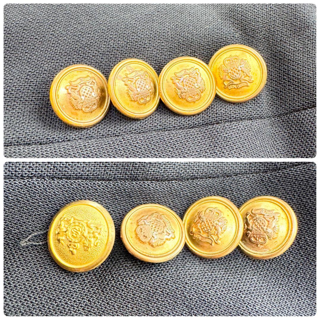 【美品】LAUREN RALPH LAUREN ラルフローレン 紺ブレ 金ボタン