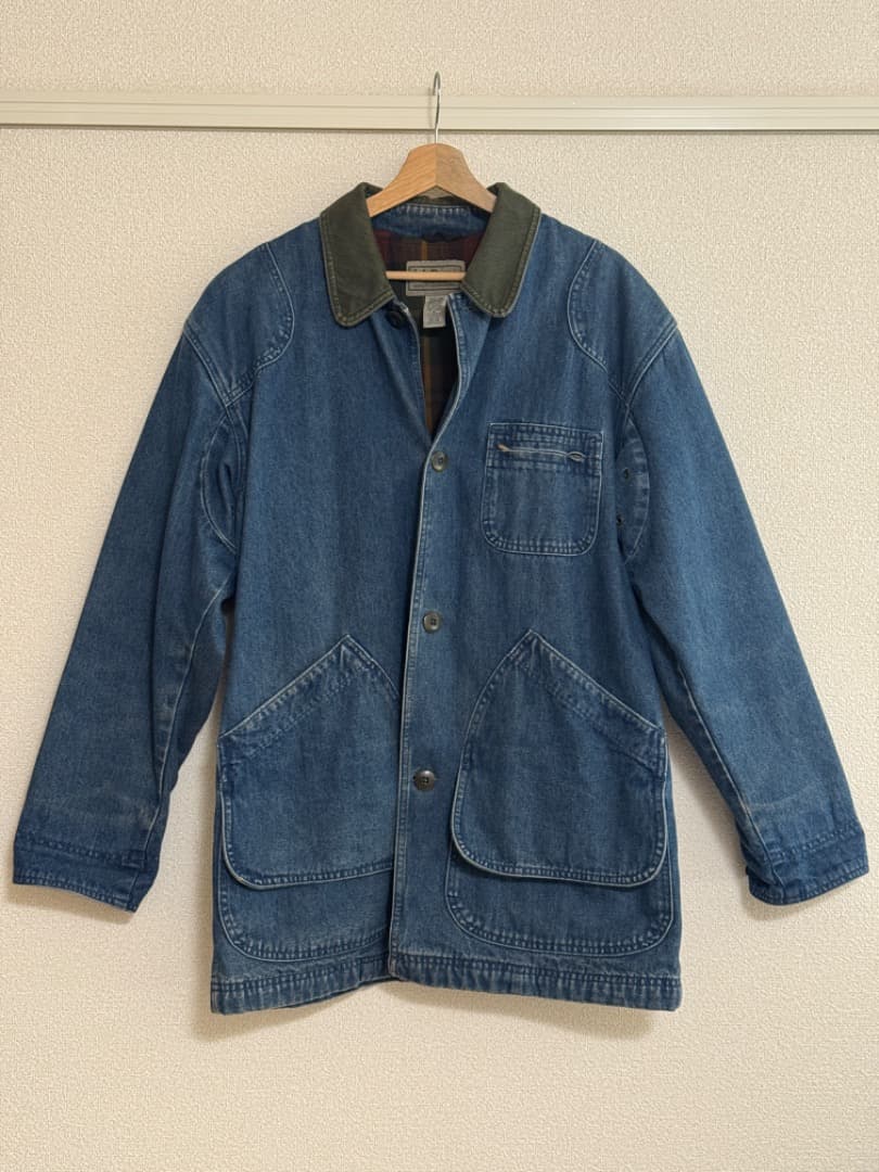 L.L.Bean デニム　ハンティングジャケットMサイズ