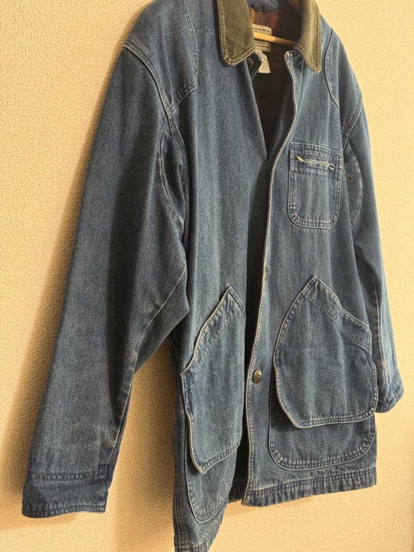 L.L.Bean デニム　ハンティングジャケットMサイズ
