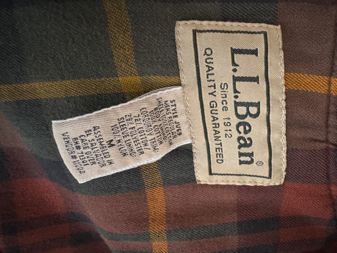 L.L.Bean デニム　ハンティングジャケットMサイズ
