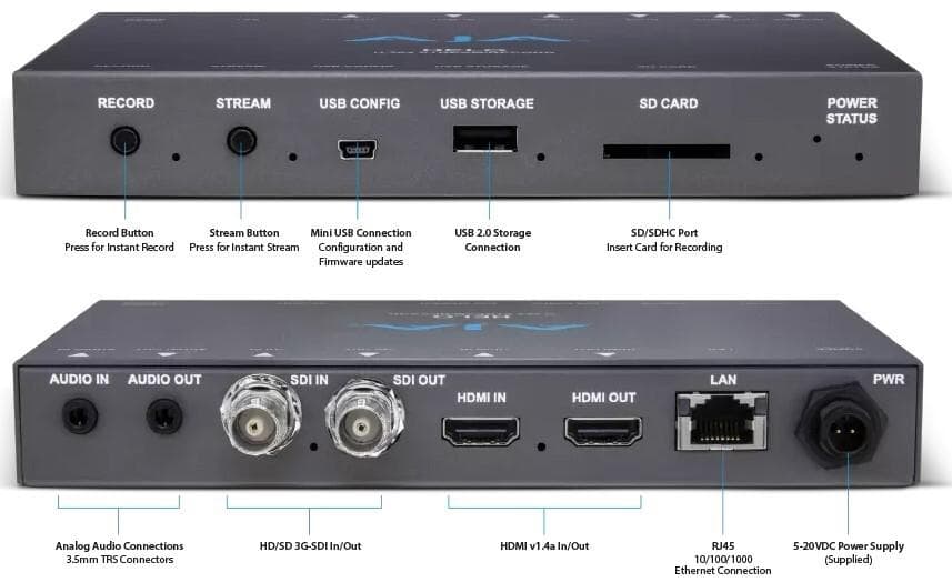 AJA HELO H.264 レコーディング ストリーミング エイジェイエイ